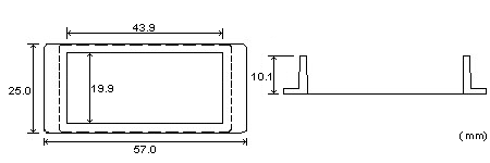 1孔腔室盖玻片尺寸图